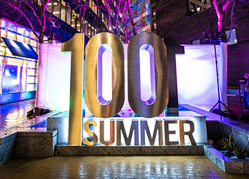 100 Summer Street Boston Sign