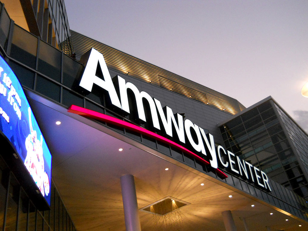 Amway Center Branding Signage