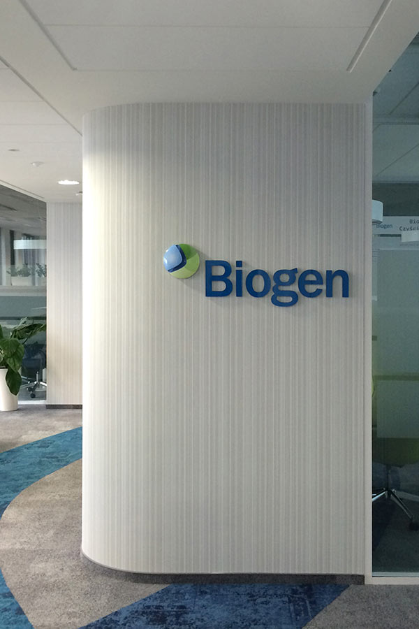 Biogen Branding Signage