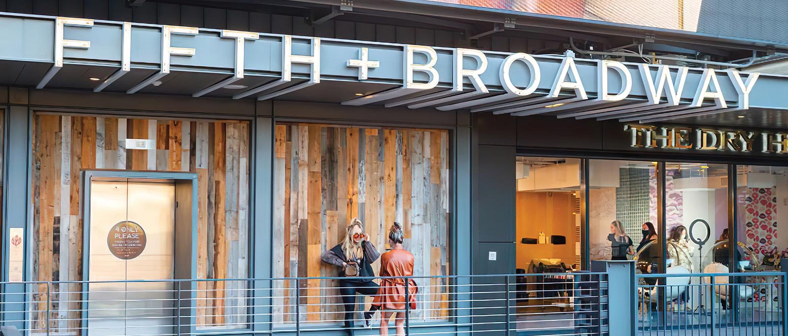 Fifth + Broadway Mixed-Use Signage, Wayfinding & Graphics