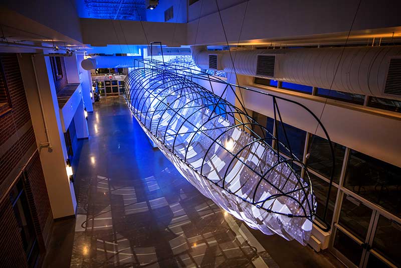 Kilroy Atrium Submarine Sculpture