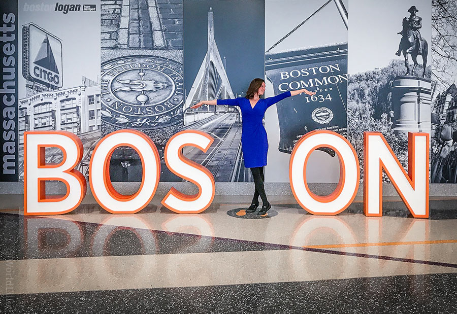 Logan Airport Experiential Boston Letters