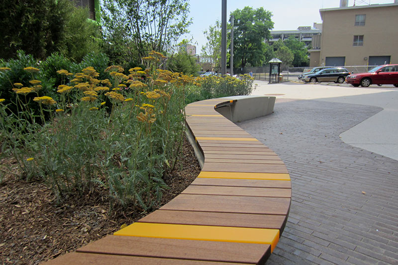 MassArt Exterior Illuminated Benches