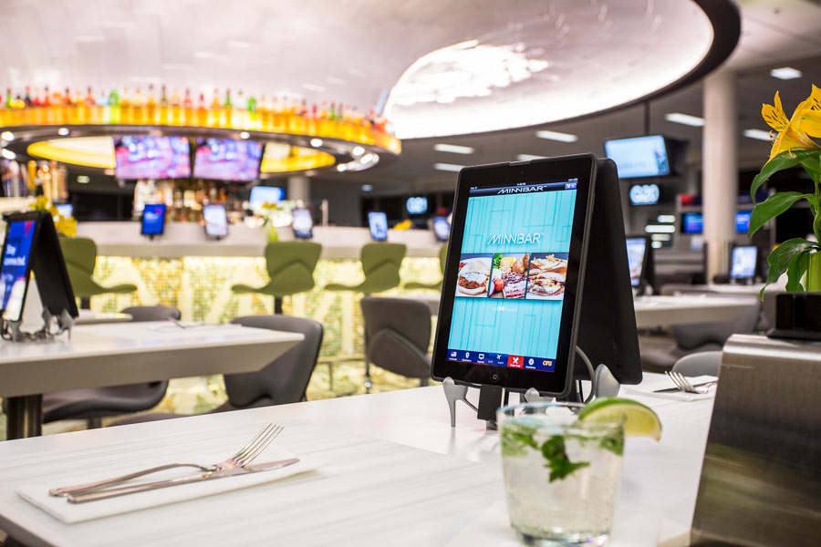 Minnibar Restaurant Custom iPad Stands