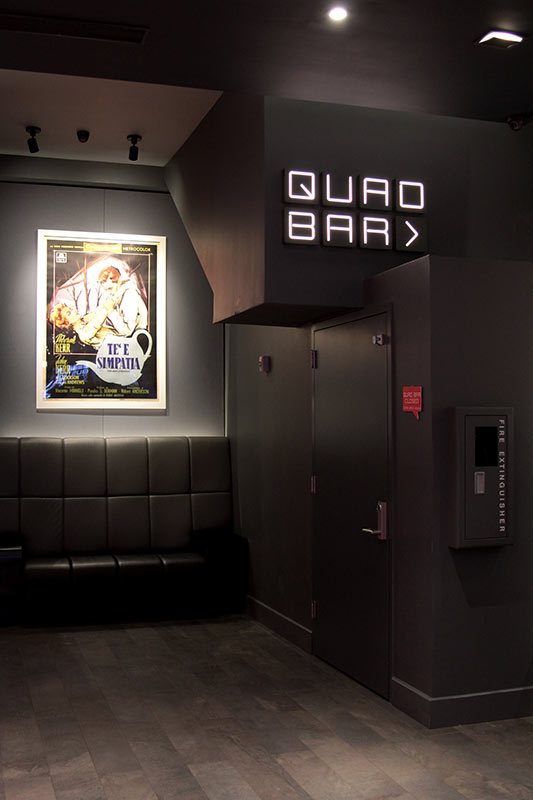 QUAD Cinema Bar Signage