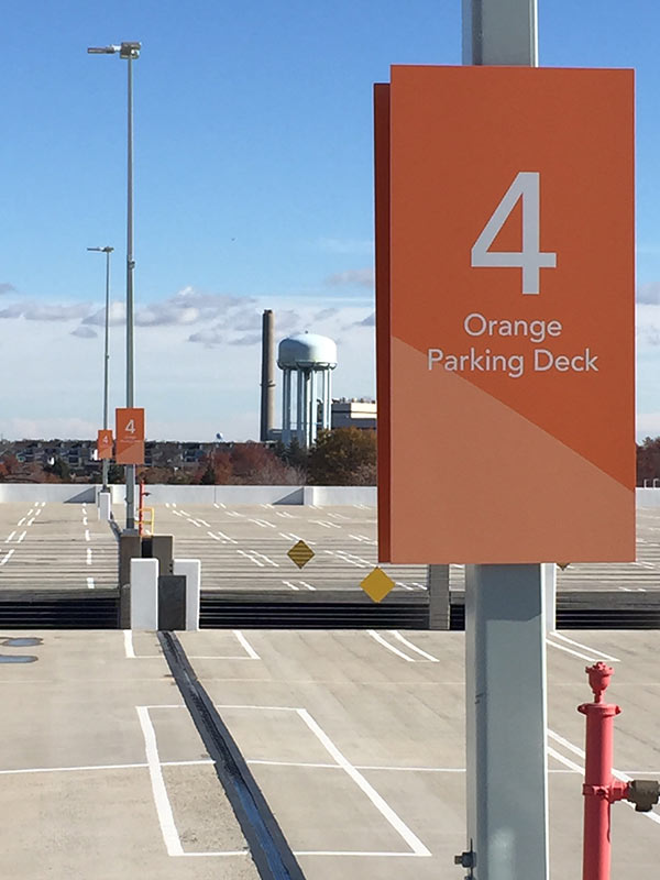 Roosevelt Field Mall Parking Garage Signage