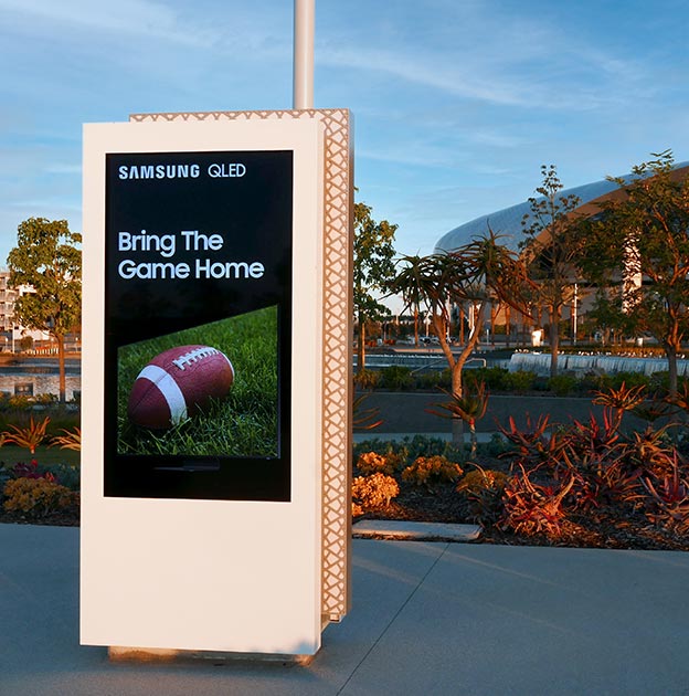 SoFi LA Stadium Village Digital Wayfinding Kiosk