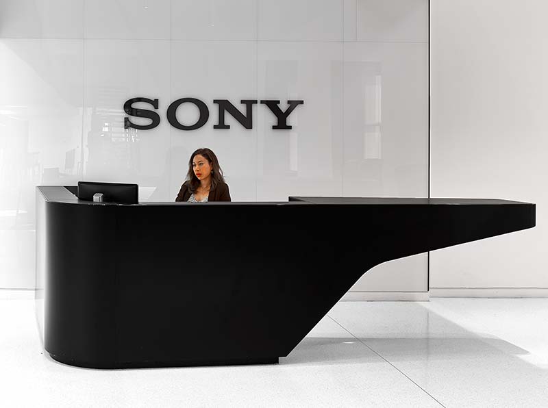 Sony Lobby Signage