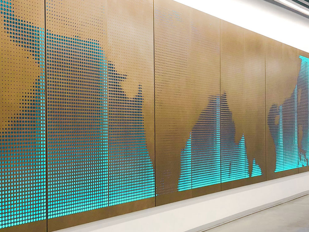 Visual Voyage Animated LED Wall